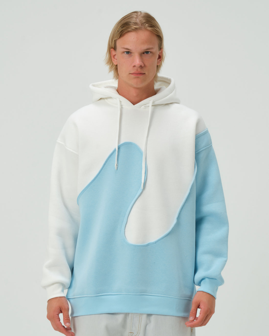 Piece Kapüşonlu Sweatshirt - Aqua