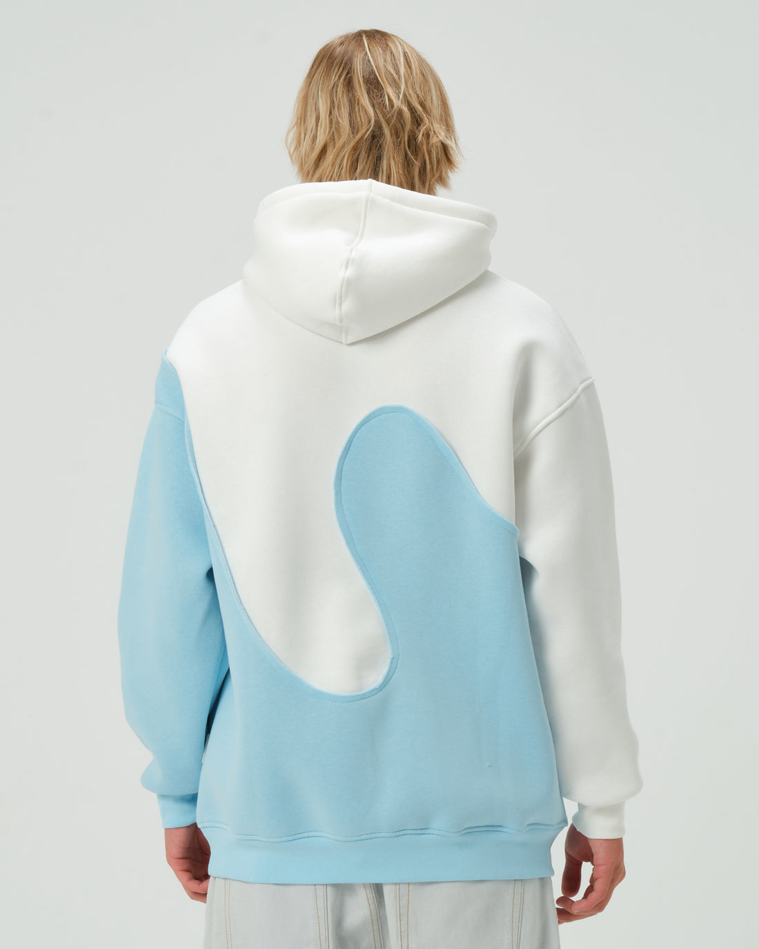 Piece Kapüşonlu Sweatshirt - Aqua