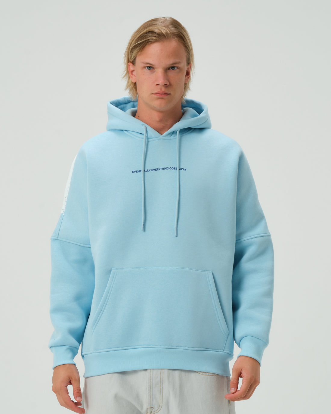 Skull Kapüşonlu Sweatshirt - Aqua