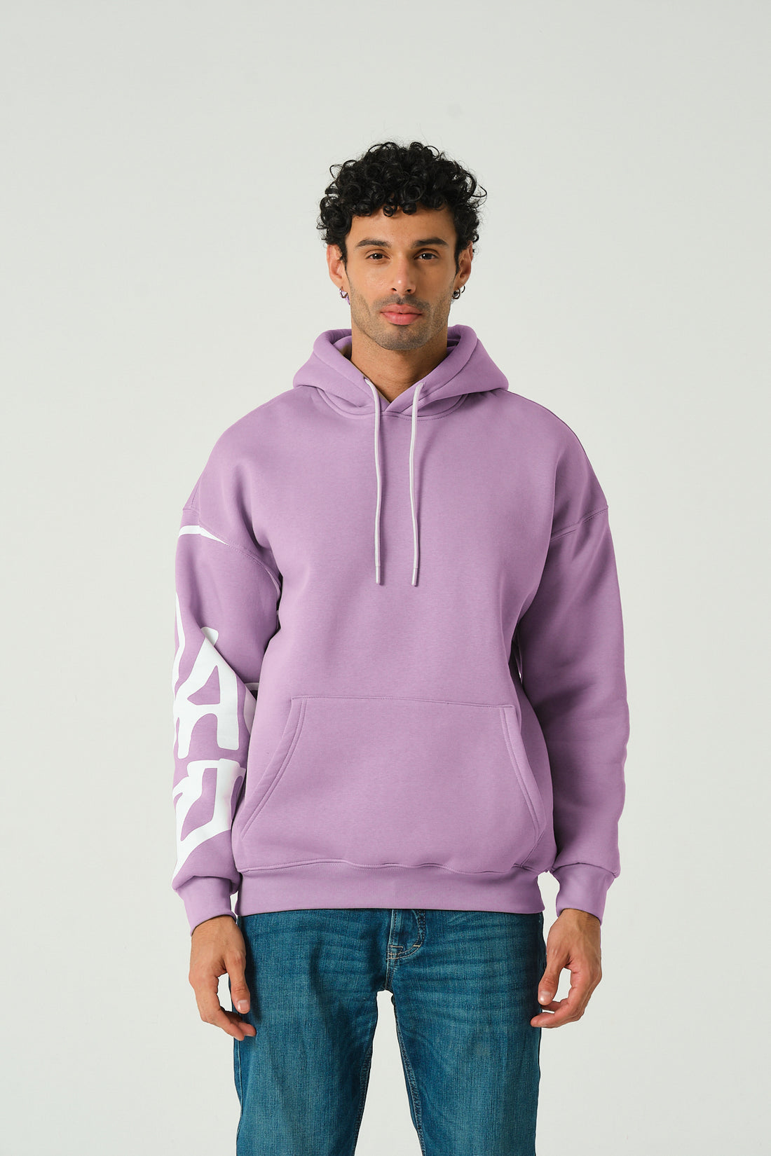 Oagy Kapüşonlu Sweatshirt - Lila