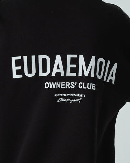 Euda Kapüşonlu Sweatshirt - Siyah