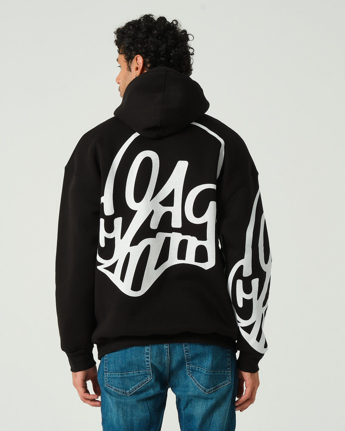 Oagy Kapüşonlu Sweatshirt - Siyah