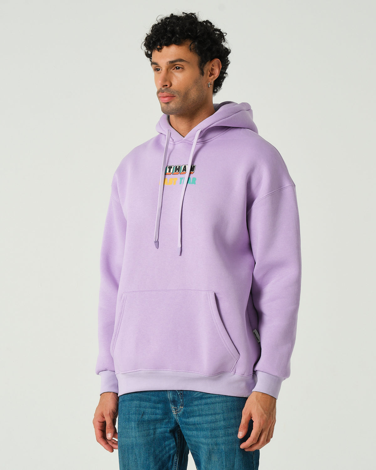 Rain Kapüşonlu Sweatshirt - Lila