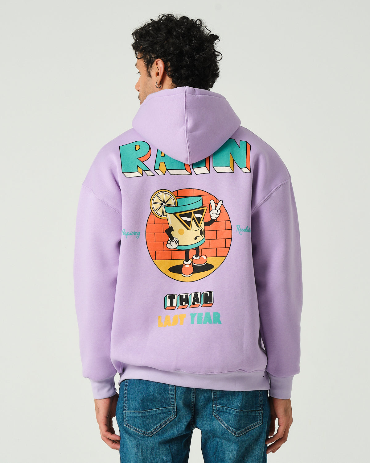 Rain Kapüşonlu Sweatshirt - Lila