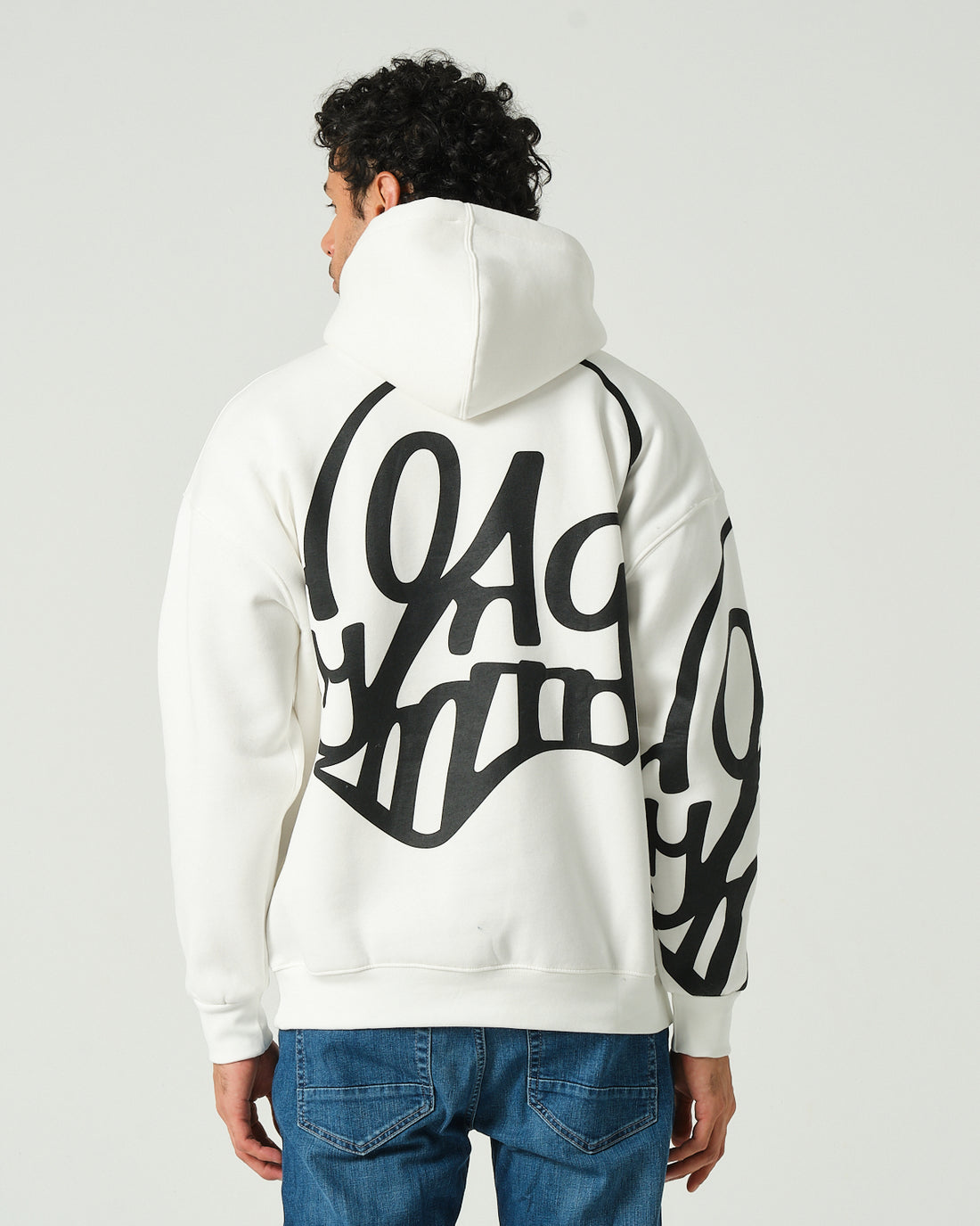 Oagy Kapüşonlu Sweatshirt - Beyaz