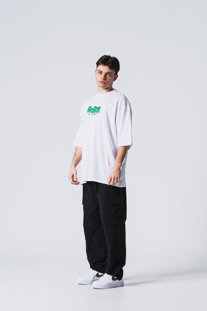 Popeye Oversize Basic T-Shirt - Beyaz