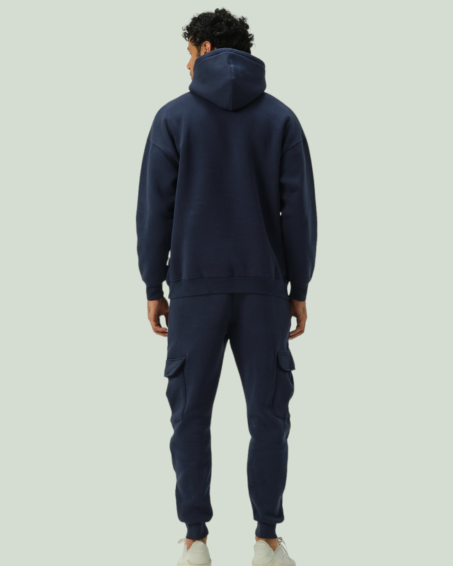 Basic Kapüşonlu Sweatshirt - Lacivert