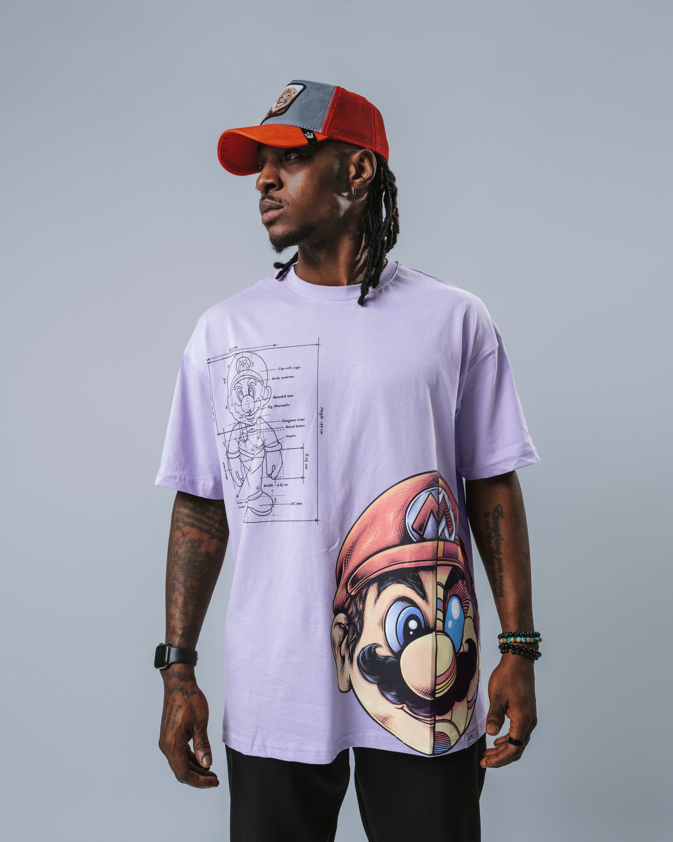 Mario T-Shirt - Lila