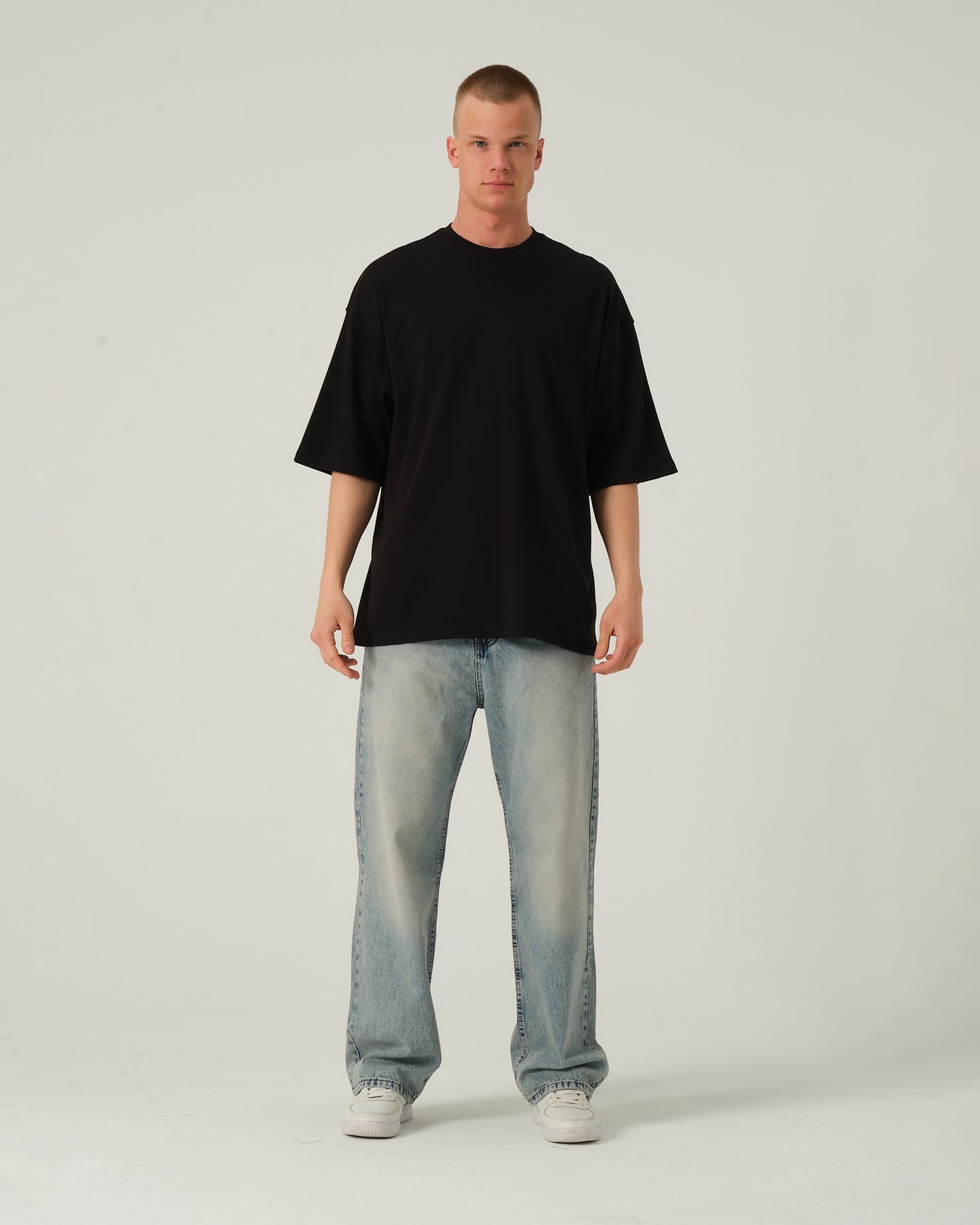 Oversize Basic T-Shirt - Siyah