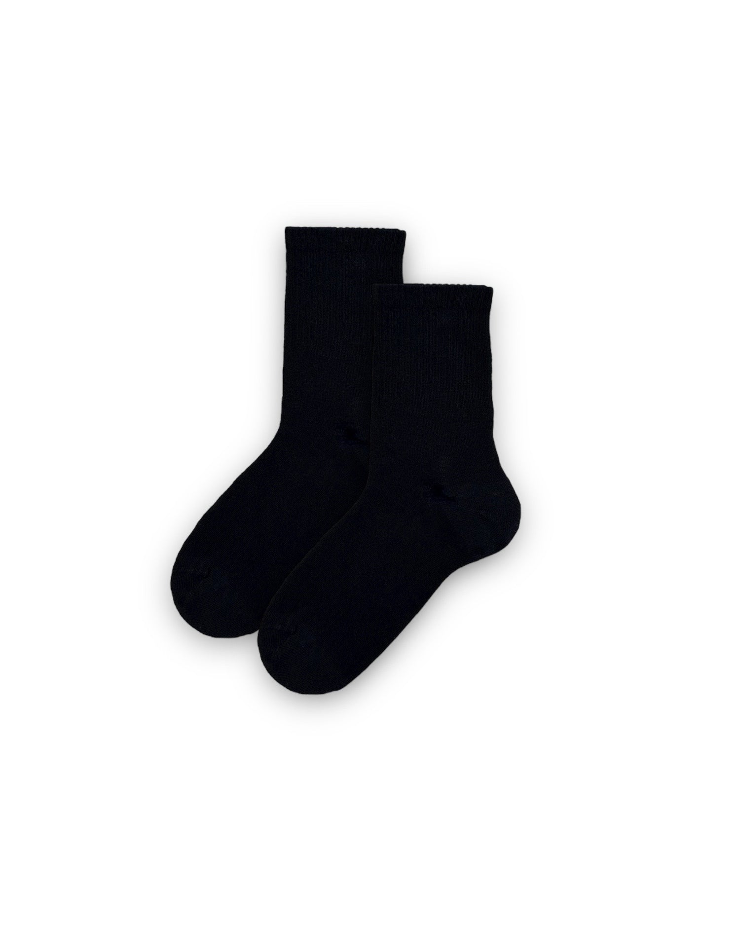 Düz Siyah Unisex Çorap