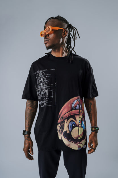 Mario T-Shirt - Siyah